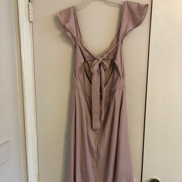 FRANCESCA’S Pink blush long maxi flowy sundress - Picture 6 of 8